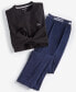ფოტო #8 პროდუქტის Men's Classic-Fit Straight-Leg Pajama Pants