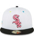 ფოტო #4 პროდუქტის Men's White Chicago White Sox Neon Eye 59FIFTY Fitted Hat