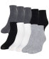 ფოტო #1 პროდუქტის Women's 10-Pack Casual Cushion Heel And Toe Ankle Socks