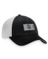 Men's Black, White Los Angeles Kings Authentic Pro Rink Trucker Snapback Hat