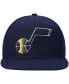 ფოტო #4 პროდუქტის Men's Navy Utah Jazz Ground 2.0 Snapback Hat