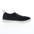 Фото #1 товара Drew Buzz 40994-19 Mens Black Leather Lace Up Lifestyle Sneakers Shoes