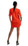 ფოტო #3 პროდუქტის Women's 70's Dress - Red Print