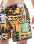 Native Youth beach print regular fit swim shorts in multi