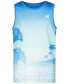 ფოტო #1 პროდუქტის Big Boys Sunset Gradient Graphic Tank Top