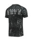 Фото #4 товара Men's Black Brooklyn Nets Splatter Print T-shirt