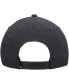 Men's Heather Black Sawing Logs Snapback Hat