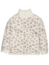 Фото #3 товара Modern Moments Outfit Set Girls' 12 Months White Leopard Long Sleeve Cozy Mock