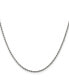 ფოტო #1 პროდუქტის Stainless Steel Polished 1.5mm Rope Chain Necklace