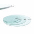 Фото #4 товара 24 Inch Round Tempered Glass Table Top Clear Glass 1/4 Inch Thick Flat Polished Edge