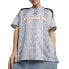 Puma Football Graphic Print 34 Sleeve Jersey Mens Grey Casual Tops 62788542 S - фото #1