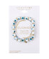 ფოტო #2 პროდუქტის Beaded Evil Eye Stretch Bracelet