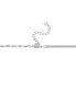 ფოტო #2 პროდუქტის Cubic Zirconia Fine Silver-Plated Snake Chain Necklace