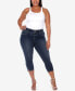 Фото #6 товара Plus Size Capri Jeans