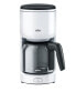 Braun KF 3100 - Drip coffee maker - 1000 W - White