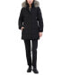 ფოტო #10 პროდუქტის Women's Faux-Fur-Trim Hooded Puffer Coat