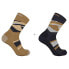 Фото #2 товара SALOMON Alps crew socks 2 pairs