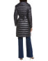 Фото #2 товара Via Spiga Asymmetrical Belted Puffer Coat Women's