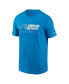 Фото #3 товара Men's Blue Carolina Panthers Sideline Performance T-shirt
