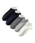 Women's Color Block Soft and Sporty Ribbed Ankle Socks Pack of Five Разноцветный, OS - фото #1