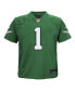 ფოტო #2 პროდუქტის Infant Boys and Girls Jalen Hurts Kelly Green Philadelphia Eagles Alternate Game Jersey