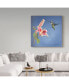 Фото #3 товара Rusty Frentner 'Hummingbird And Lily' Canvas Art - 14" x 14"