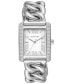 Women's Emery Three-Hand Silver-Tone Stainless Steel Watch 40 x 31mm