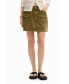 Фото #2 товара Women's Denim pockets mini skirt