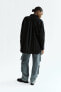 Oversize gabardine shirt