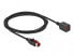 Delock 85986 - 2 m - Black - Cable - Digital, Extension Cable 2 m