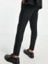 ASOS DESIGN super skinny tux trousers in black