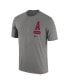Фото #3 товара Men's Heather Gray Arkansas Razorbacks Campus Letterman Tri-Blend T-shirt