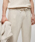 Фото #9 товара Men's Slim-Fit Drawstring Pants