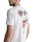 ფოტო #2 პროდუქტის Men's Tumuch Classic-Fit Tropical Skull Graphic T-Shirt
