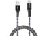 Фото #1 товара SANDBERG Survivor USB-C- USB-A Cable 1M - 1 m - USB A - USB C - USB 2.0 - Black - Grey