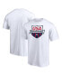 Фото #1 товара Men's White USA Swimming Core Primary Logo T-shirt