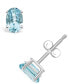 Фото #1 товара Серьги Macys aquamarine Stud