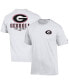 ფოტო #2 პროდუქტის Men's White Georgia Bulldogs Stack 2-Hit T-shirt