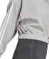 Women's Three-Stripe Cropped Crewneck Sweatshirt