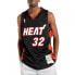 Фото #1 товара Mitchell &Ness NBA Swingman Miami Heat Shaquille O`Neal T-shirt M SMJYAC18017-MHEBLCK05SON