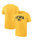 Men's Gold Iowa Hawkeyes Campus T-shirt