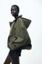 ZW COLLECTION SHORT HOODED TRENCH COAT