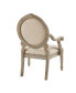 Фото #9 товара Rory Fabric Oval Back Accent Chair