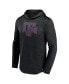 ფოტო #3 პროდუქტის Men's Heather Black Texas A&M Aggies Transitional Hoodie T-shirt