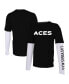Фото #1 товара Men's and Women's Black Las Vegas Aces Spectator Long Sleeve T-shirt
