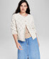 ფოტო #1 პროდუქტის Women's Pointelle Cardigan, Created for Macy's