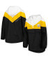ფოტო #3 პროდუქტის Women's White, Gold Pittsburgh Steelers Staci Half-Zip Hoodie Windbreaker Jacket