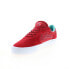 Lakai Atlantic Vulc Chocolate Mens Red Suede Skate Inspired Sneakers Shoes