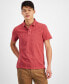 Фото #1 товара Men's Regular-Fit Textured Polo Shirt, Created for Macy's