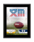 Фото #1 товара Pittsburgh Steelers vs. Dallas Cowboys Super Bowl XIII 10.5" x 13" Sublimated Plaque